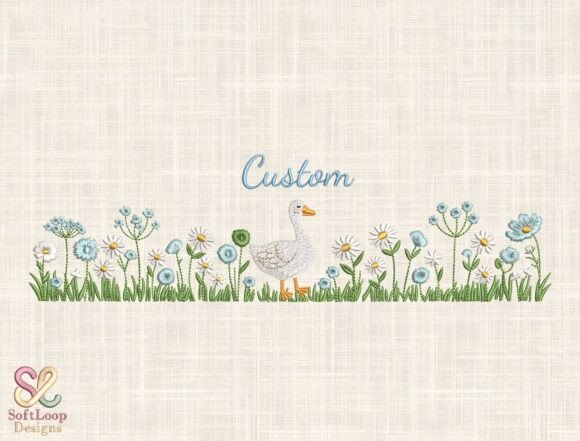 Download Custom Goose Embroidery Design - Design Collection