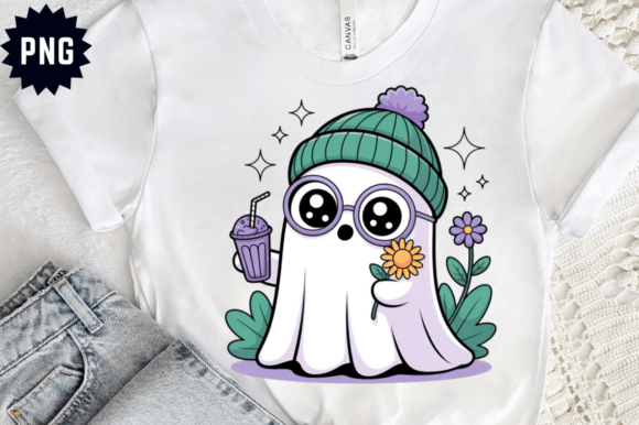 Download Pastel Boo Ghost PNG Clipart Design - Design Collection