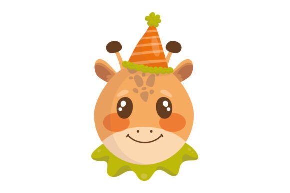 Download Cute Party Giraffe - Premium Resources
